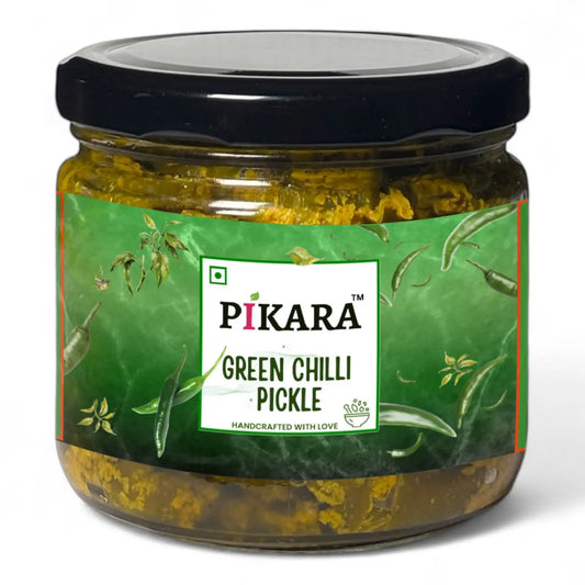 Stuffed Green Chilli Pickle | पंजाबी भरवां हरी मिर्च का आचार